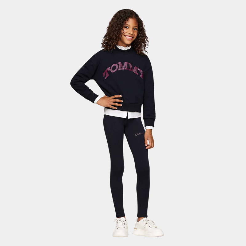 Girls dot foil sweatshirt image number null