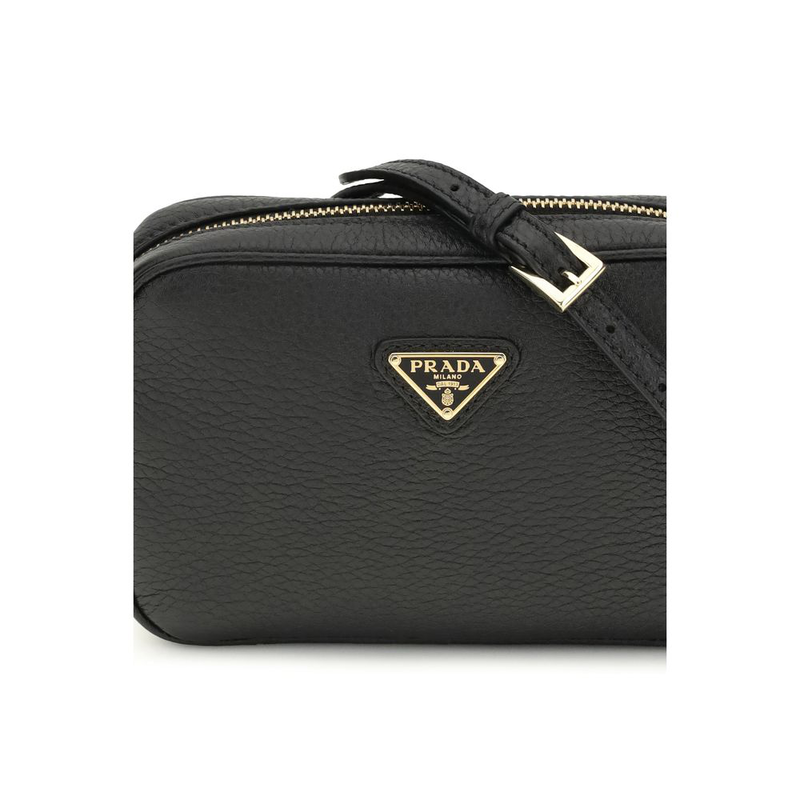 Black calf leather bos taurus shoulder bag-null