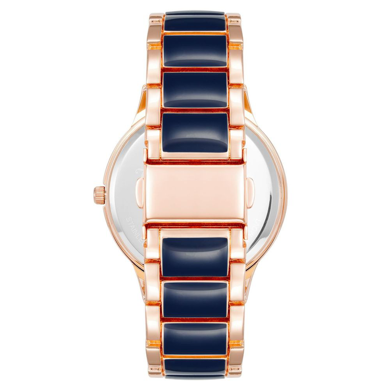 Multicolor metal dress watch-null