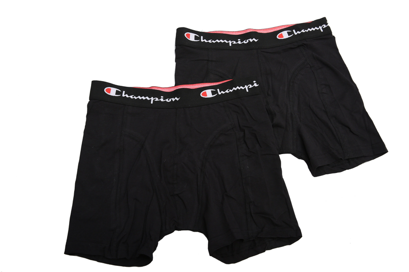 Champion innerwear men 2 pk boxer (u20001)-black-null