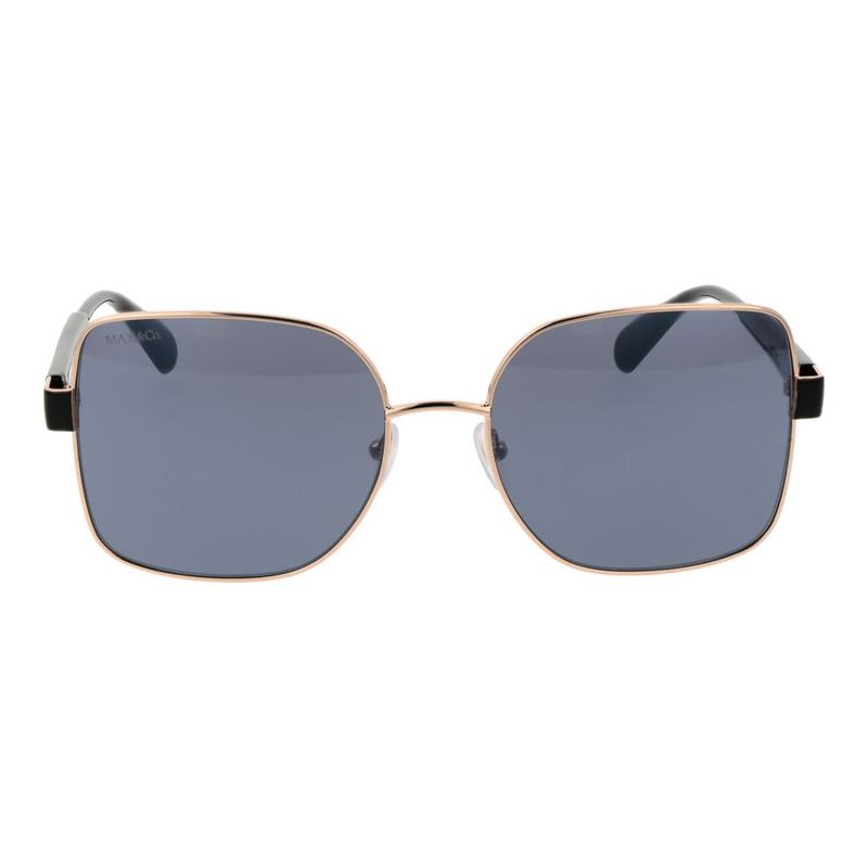 Rose gold metal sunglasses-null