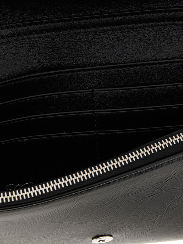 Black calfskin cardholder-null