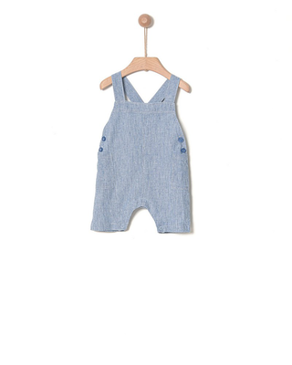 Σαλοπετα linen denim light blue