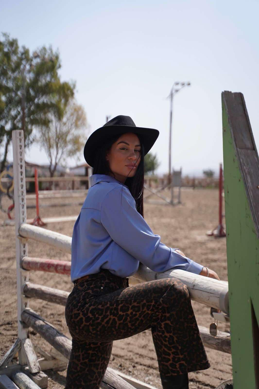 Animal print jean by donna martha - 36-s-null