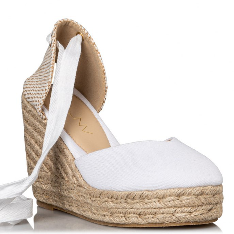 Miss nv espadrilles - white , 41-null