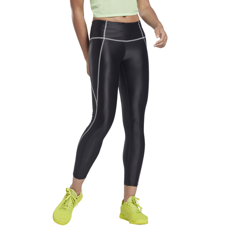 Reebok women studio shiny mesh tight (h51835)-null