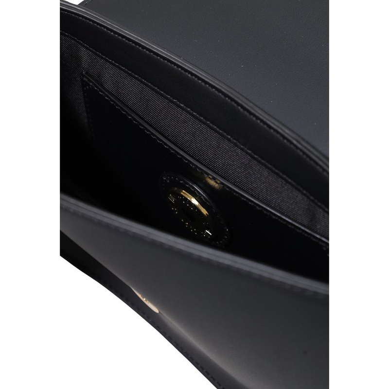Black polyethylene handbag-null