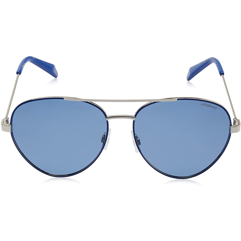 Blue metal sunglasses-null