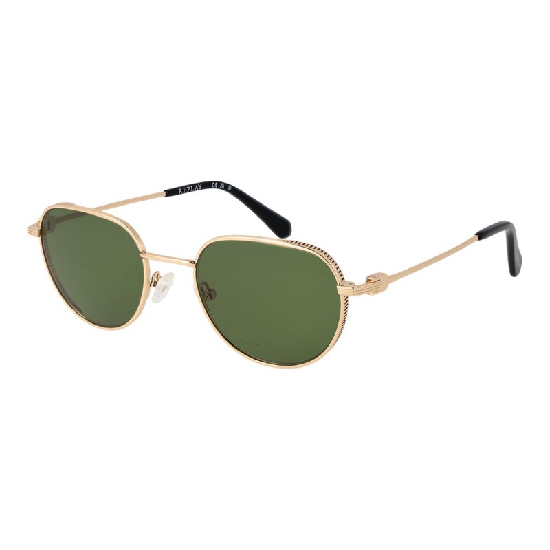 Gold metal sunglasses-null