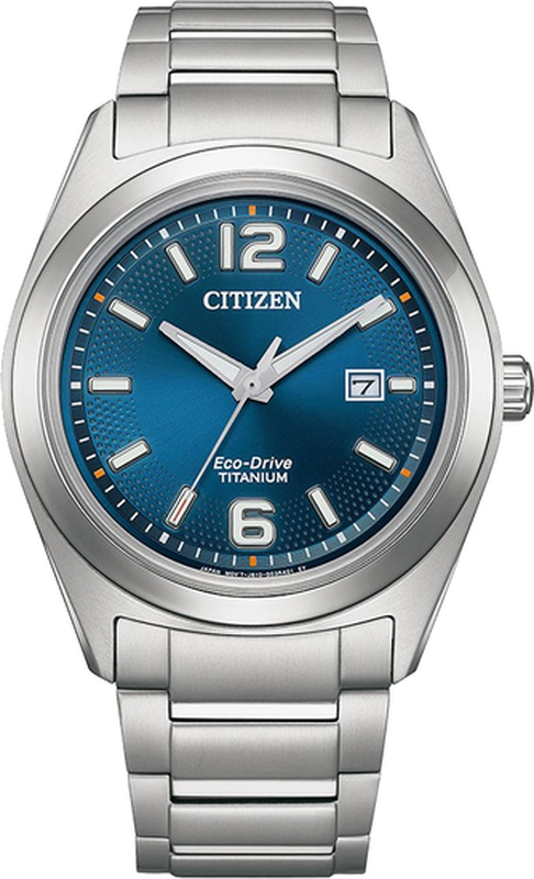 Citizen aw1641-81l eco-drive titanium mens watch 41mm 5atm-null