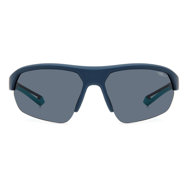 Blue resin sunglasses-null