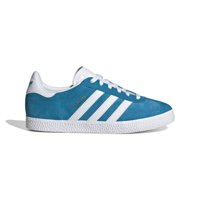 Adidas gazelle jr shoes, Blue / White, medium
