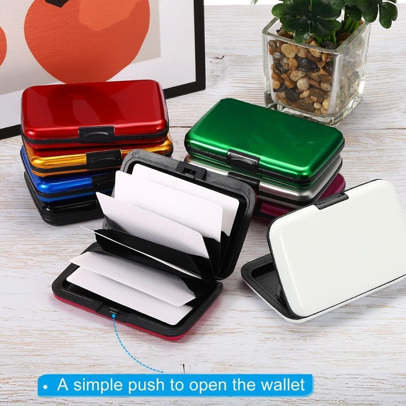 Product image: Πορτοφόλι άφθαρτο & αδιάβροχο security credit card wallet, ιδανικό για πιστωτικές κάρτες!-null