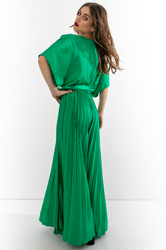 Pagoda jumpsuit green-null