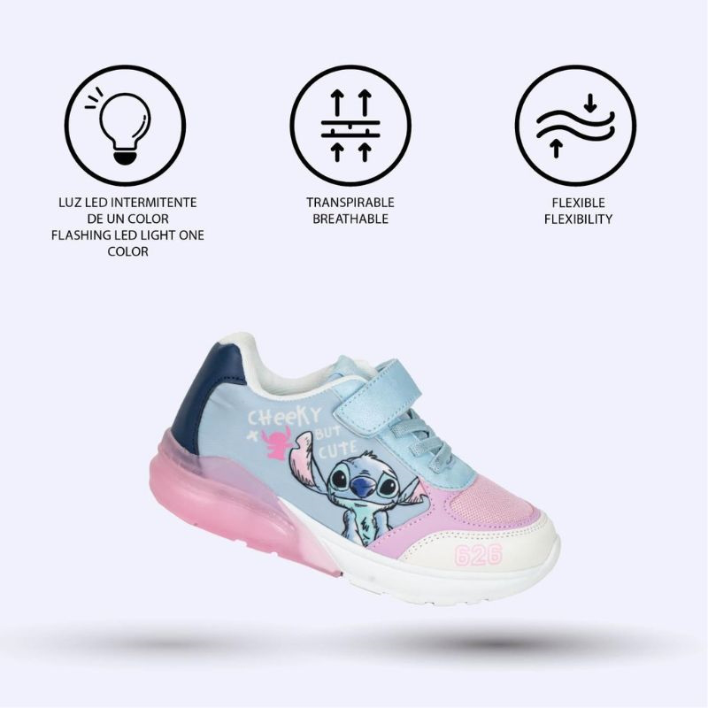 Stitch sporty shoes with lights 2300006353-null