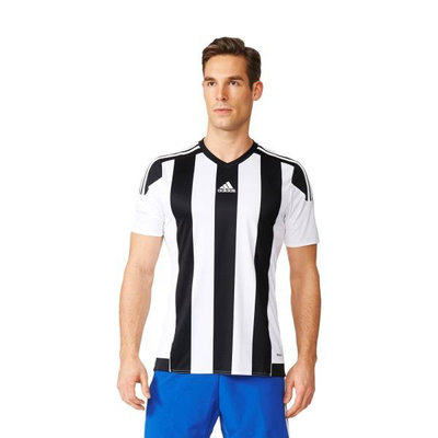 Striped 15 jersey, White / Black, medium