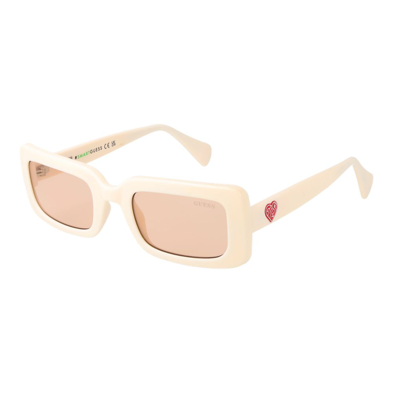 Beige plastic sunglasses-null