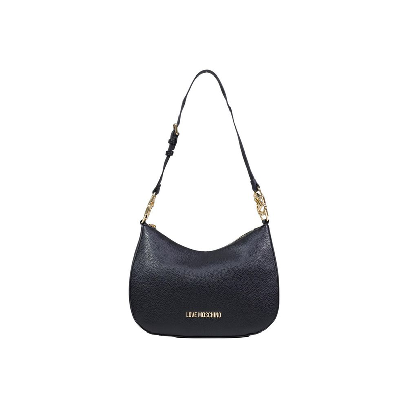 Black polyethylene handbag-null