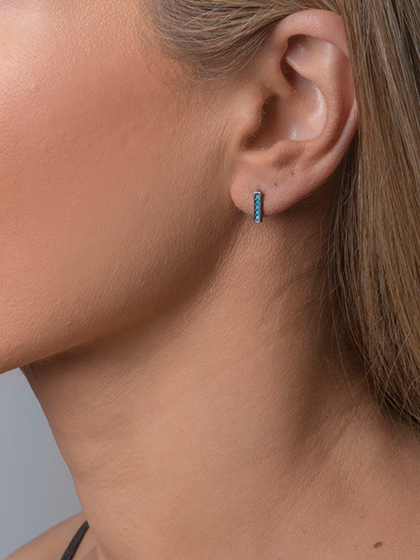 Product image: Cupid small zircon earrings-null