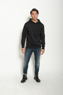 Ripped slim fit faded jeans, Jean, medium