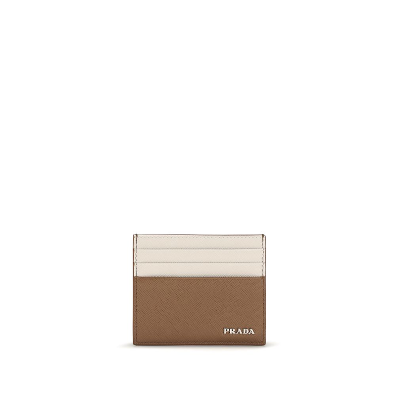 Beige calf leather bos taurus wallet-null