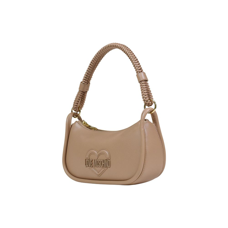 Beige polyethylene handbag-null