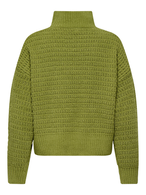 Onlglobe jumper highneck, Beige, medium