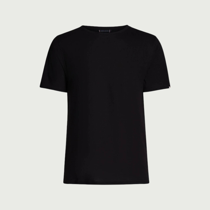 Crew neck slub tee-null