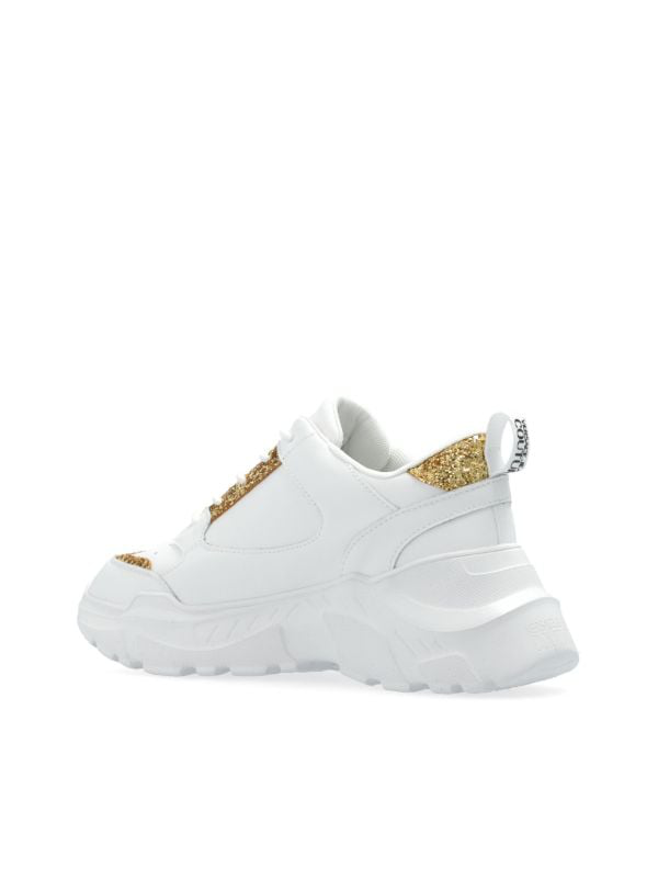 Versace jeans glitter sneakers - white-null