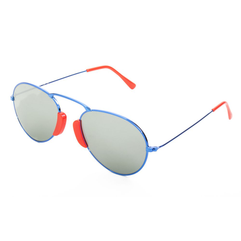 Blue metal sunglasses-null