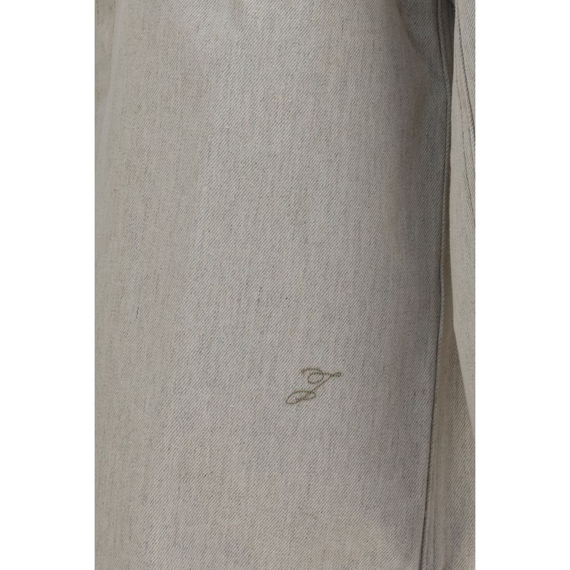 Beige denim shirt-null