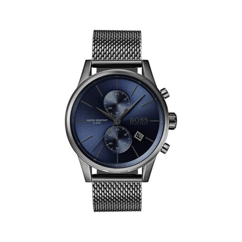 Hugo Boss hb1513677 mens gunmetal navigator 43mm watch image number null