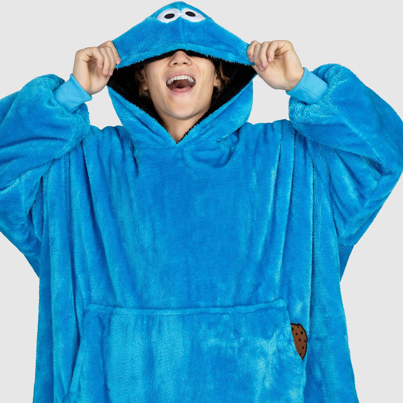 Sesame street cookie monster fluffy oodie™ original image number null