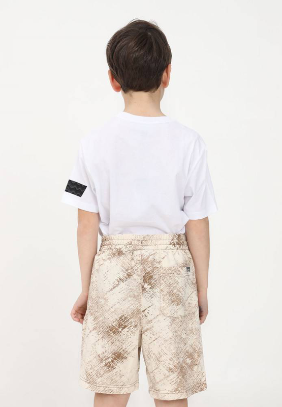 Boys all over print french terry short-null