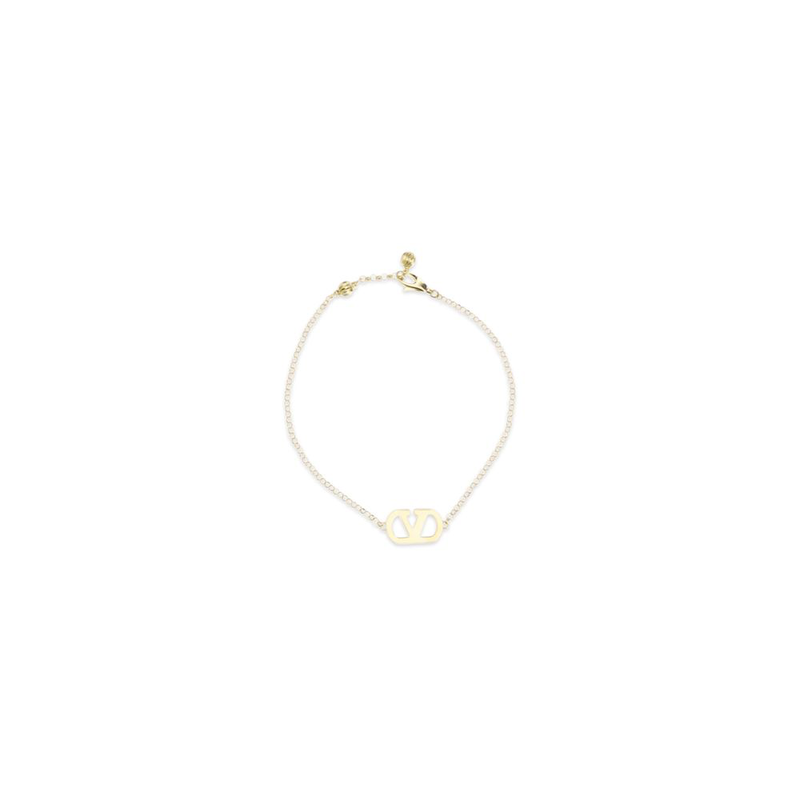 Gold metal bracelet-null