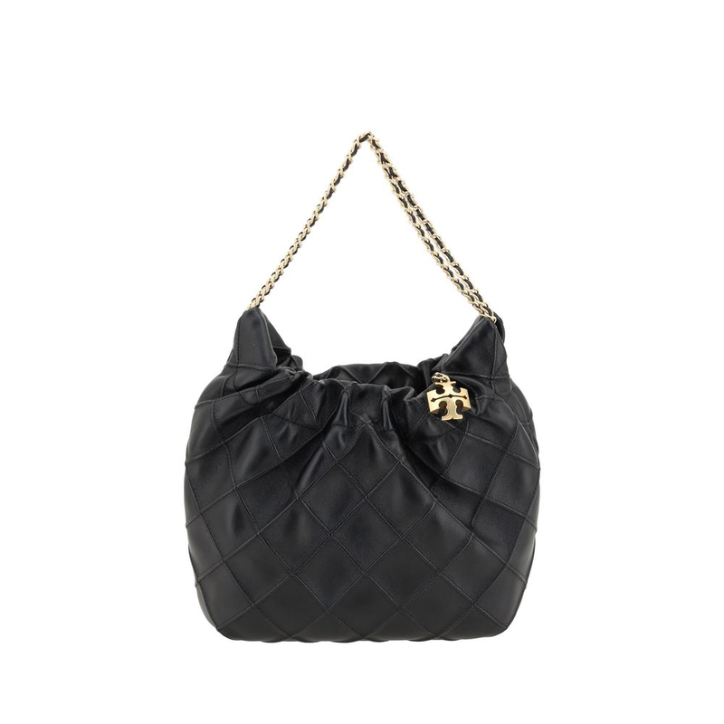 Black calf leather bos taurus shoulder bag-null