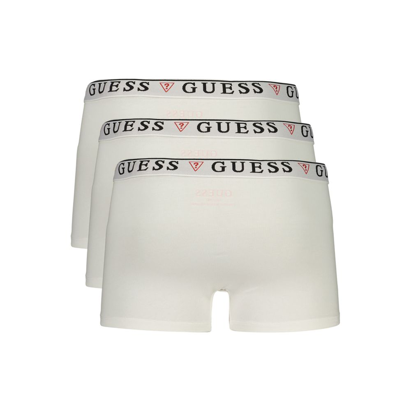 White cotton men's boxer-null