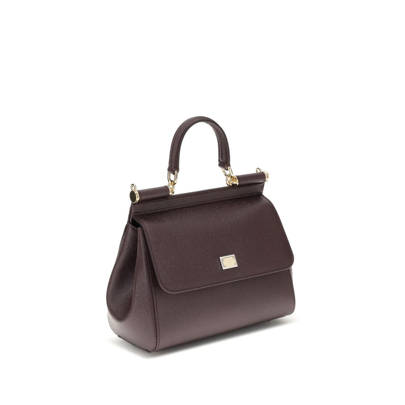 Brown calf leather bos taurus handbag-null