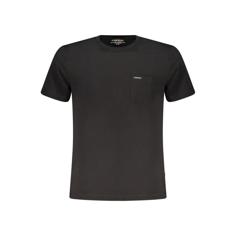 Black organic cotton men t-shirt-null