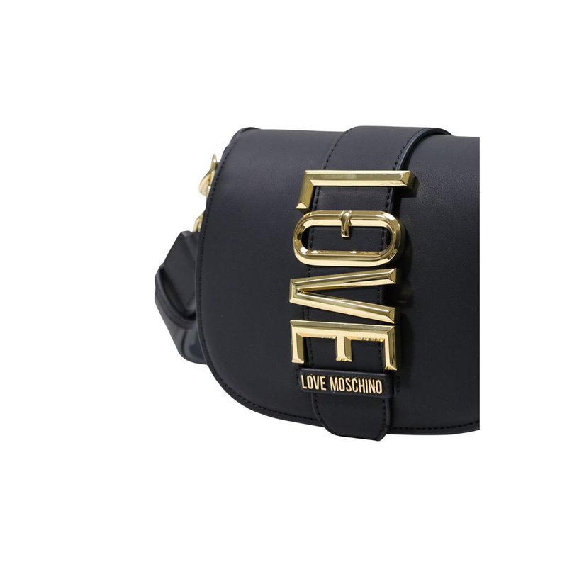 Black polyethylene handbag-null