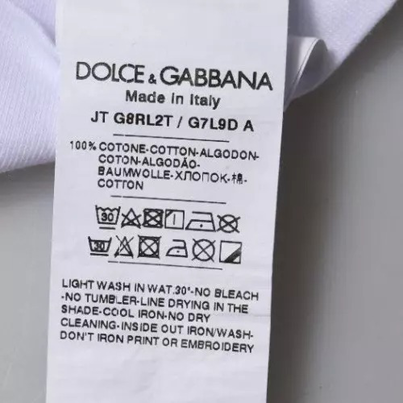 White logo print cotton crew neck t-shirt-null