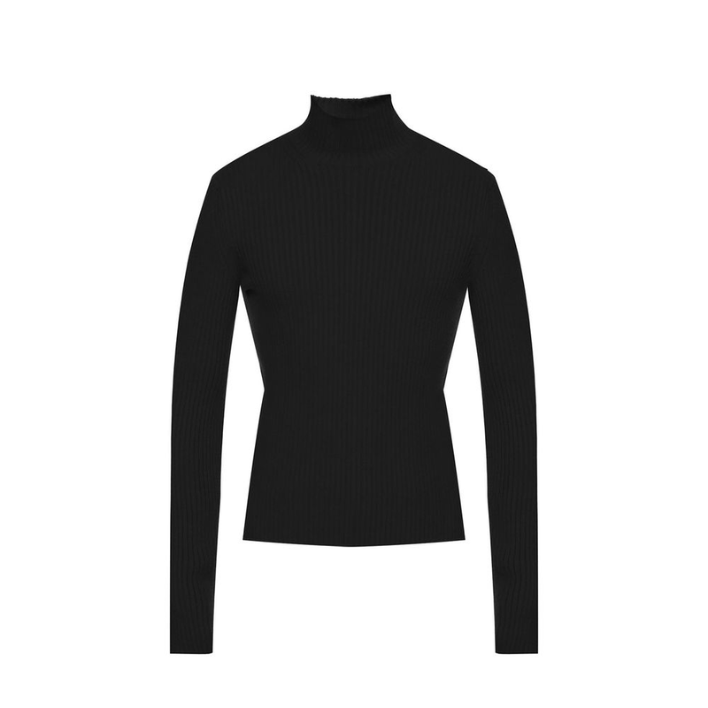 Black cashmere turtleneck-null