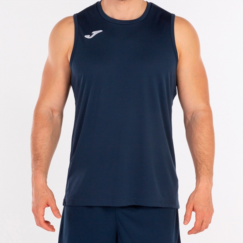 Sleeveless shirt combi basket marine-null
