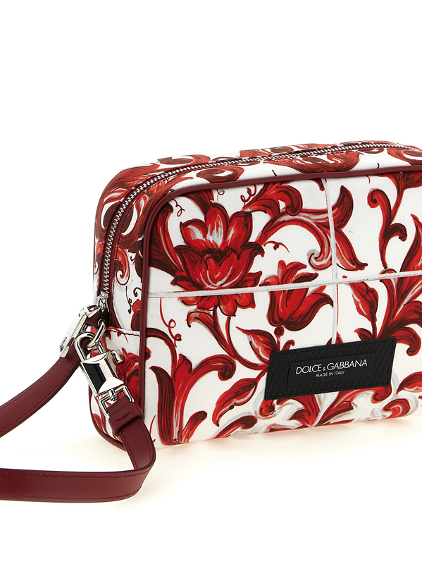 Multicolor calfskin handbag-null