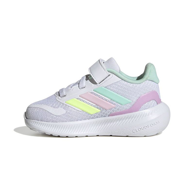 Adidas infants runfalcon 5 el i    ftwwht/clemin/clpink-null