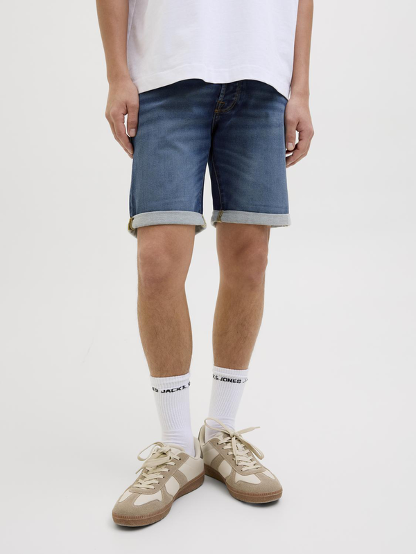 Jjirick shorts - blue denim-null