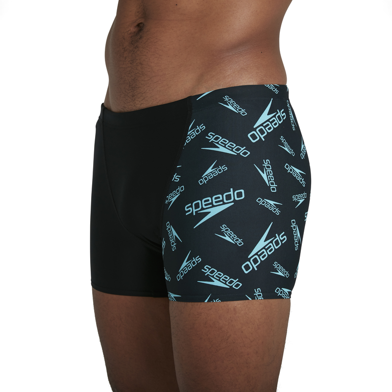 Buy Speedo men allover v-cut aquashort (09734-f888) black