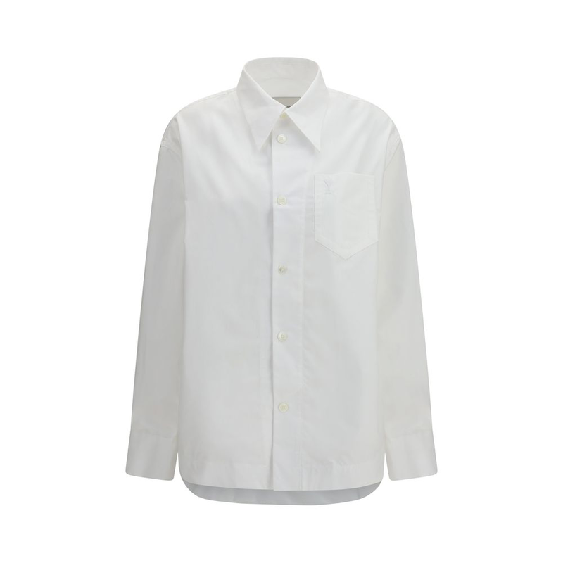 White cotton dress shirt-null