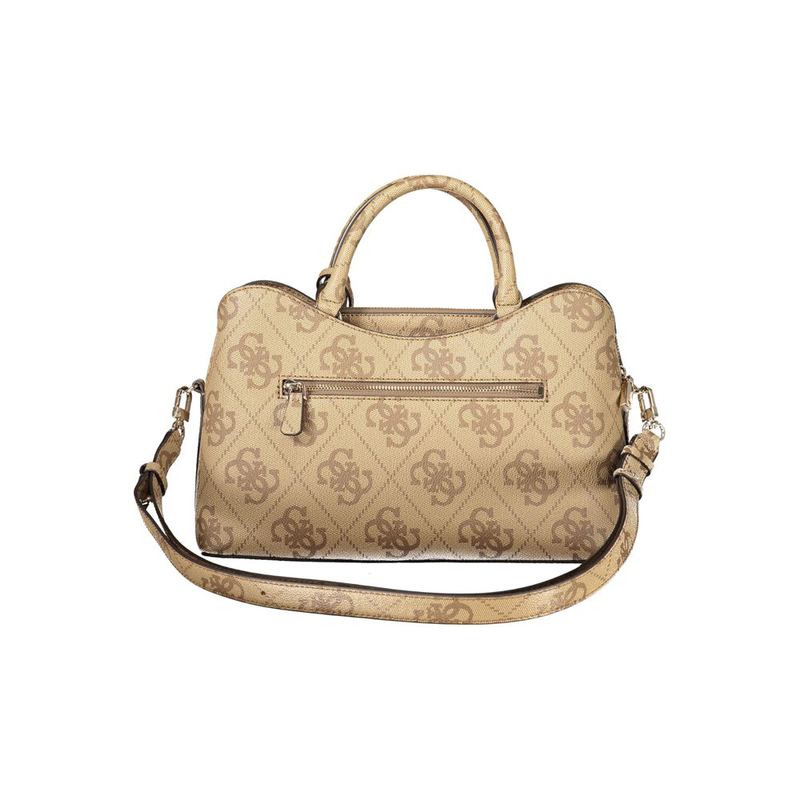 Black polyurethane women handbag-null
