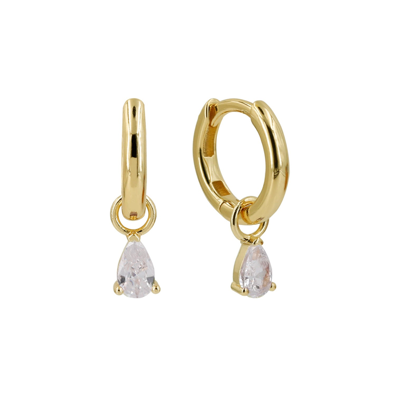 Tear drop hoops-null
